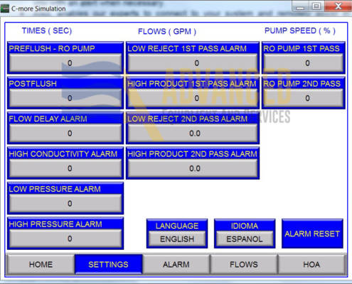 CONTROL PANEL