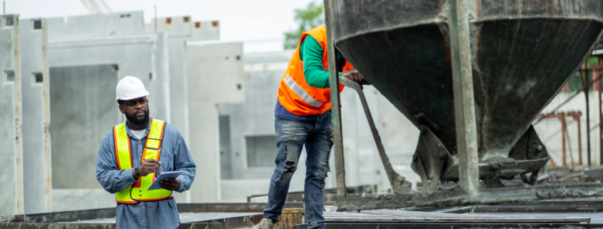 water for concrete production