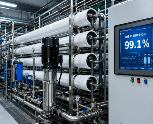 Reduce TDS in wastewater