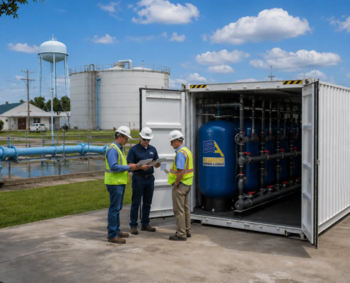 Emergency desalination system for municipal water preparedness Select 93 more words to run Humanizer.